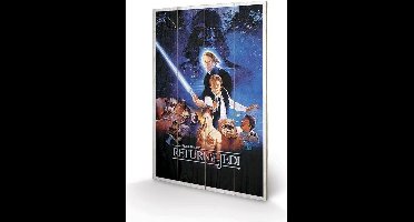 STAR WARS - Impression sur Bois 40X59 - Return of the Jedi : P.Derive , ML
