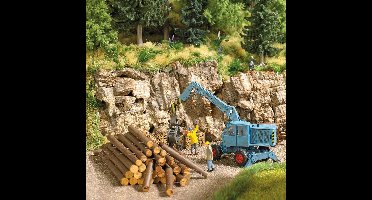 Busch - Holzplatz H0 (5/20) * - BU1379 - modelbouwsets, hobbybouwspeelgoed voor kinderen, modelverf en accessoires