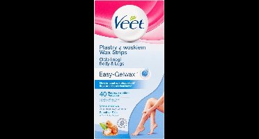 Veet - Easy-Gelwax Plasters From Wax To Hair Removal 40Pcs