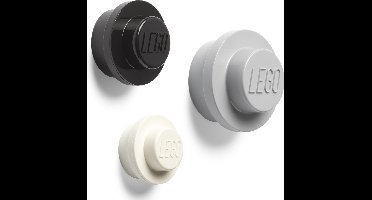 LEGO - Wandhaak Set van 3 Stuks - Kunststof - Multicolor