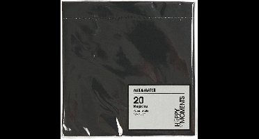 Servetten, afm 40x40 cm, 60 gr, zwart, 20 stuk/ 1 doos