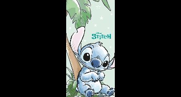 Stitch strandlaken groen 70 x 140 cm Katoen