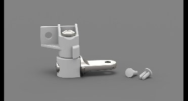 Steunvoetscharnier rechts