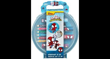 Undercover Spidey creatieve kleurset met stickers en kleurboek.