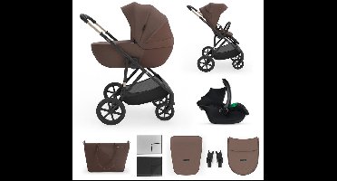 Kinderwagen Kinderkraft Prime3 PRO 3-in-1 Velvet Mocca