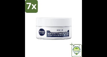 7 x Nivea Men – Gezichtscrème – Sensitive Intensive – 50 ml - Grootverpakking - Gevoelige Huid - Gezichtscreme - Intensieve Hydratatie - Kamille Extract - Toverhazelaar