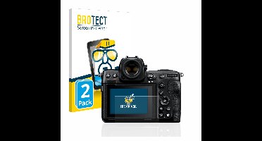 BROTECT - Screenprotector voor Nikon Z 8 - Folie Beschermfolie transparant 2 Stuks