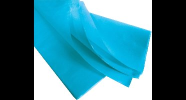 Turquoise Vloeipapier - Watervast en Kleurecht | 50x75 cm 240 vel