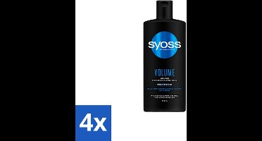 Syoss – Shampoo – Volume – 440 ml - Voordeelverpakking - 4 stuks