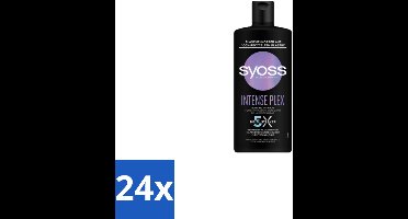 24 x Syoss – Shampoo – Intense Plex – 440 ml - Haarversterking - Haarherstel - Keratine Shampoo - Beschadigd Haar - Chemisch Behandeld Haar