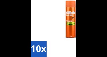 Gillette Fusion 5 Scheergel - Ultra Sensitive - 200 ml - Bulkverpakking - 10 stuks