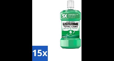 Listerine – Mondwater – Total Care Tandvleesbescherming – 500 ml - Bulkverpakking - 15 stuks