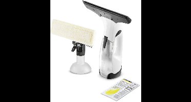 Kärcher Window Vac WV 2 Plus Ruitenreiniger - Looptijd Accu 35 min. - Ramenwasser Elektrisch - Sproeiflacon met Microvezelovertrek - Raamreiniger RM 503 20 ml