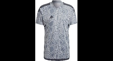 adidas teamwear T-shirt Heren Condivo 22 Goalkeeper Jersey Short Sleeve Grijs - Maat L