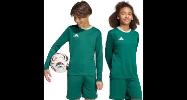adidas T-shirt Kinderen Entrada 26 Long Sleeve Jersey Groen - Maat 140cm