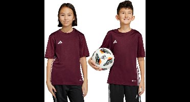 adidas T-shirt Kinderen Tabela 23 Jersey Bordeauxrood - Maat 128cm