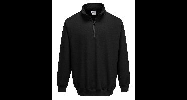 Portwest Sorrento Sweatshirt met rits B309 - Zwart - XXL