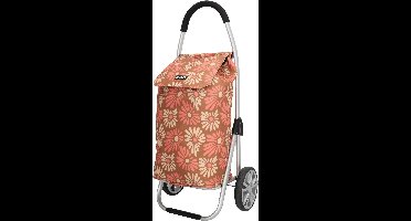 Beagles Alberic Boodschappen Trolley Lichtgewicht Kar Sterk - Bloem Bruin