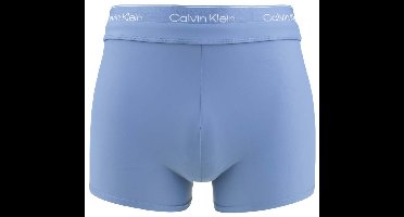 Calvin Klein heren double waistband zwemboxer blauw