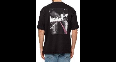 Boss Heren T-Shirt Zwart 50556032/001 Te Citylights