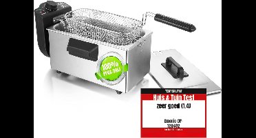 Core® Frituurpan 3 liter - Frituurpan - Grijs - ‎41cm x 23cm x32cm