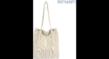 Dames Schoudertas - Corduroy - Grote Capaciteit - Rood