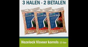 Hozelock Visvoer korrels 15 liter (3 halen - 2 betalen)