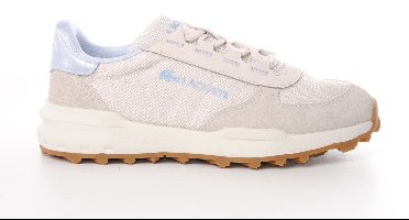 Lacoste dames sneaker Active Evo D suède en mesh lichtgrijs