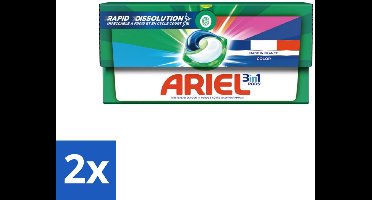 2 x Ariel Color - Wasmiddelcapsules - 3in1 Pods - Gekleurde Was - 19 Wasbeurten - Wasmiddel Capsules - Wascapsules - Ariel - Gekleurde Was - Vlekken Verwijderen