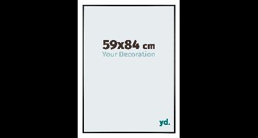Your Decoration - Fotolijst 59x84 cm - Aluminium - Zwart Hoogglans - Kent