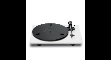 Pro-Ject E1.2 Phono – Platenspeler met Ingebouwde Voorversterker – Inclusief Pick it MM E Element – Plug & Play – Wit