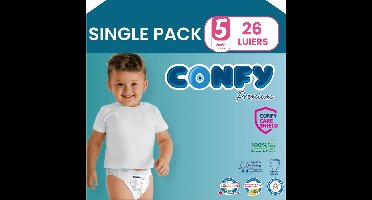 Confy Premium - Luiers Maat 5 (11kg-18kg) - 26 Luiers