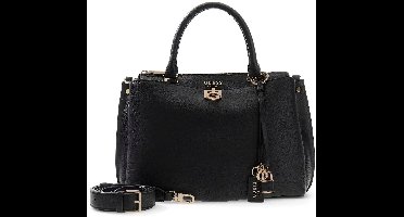 GUESS handtas schoudertas Bianca Girlfriend Satchel Black zwart