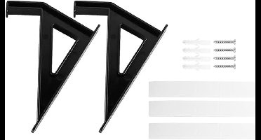 KARZO Universele muurbevestiging voor tablets, toetsenborden, laptops, e-readers. Kleef- of schroefinstallatie voor apparaten. Dikte 3 cm.