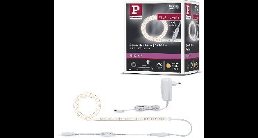 SimpLED Power LED Strip Warm wit incl. Dimm/Switch Volledige set 1,5m gecoat 17W 1100lm/m 72 LEDs/m 3000K 24VA