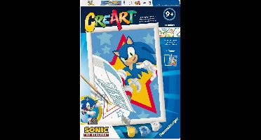 Ravensburger – CreArt: Speedy Sonic – Schilderen op Nummer
