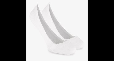 2 paar lage loafer sokken wit - Maat 36/42