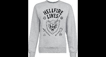 Stranger Things Season 5 - Hellfire Lives! Heren Sweatshirts - grijs - XXL