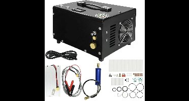 Luchtcompressor - Draagbare Hogedrukluchtcompressor - Airpress Compressor - 300 bar - 4500Psi PCP - 110V - met 12V Voedingsadapter - Auto-stop - Scuba PCP-tank