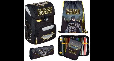 Scooli schooltas EasyStart Schulranzen-Set 5-delig Batman zwart