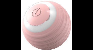 Oneay Interactief Kattenspeeltje - Automatisch Rollende Kattenbal met LED Verlichting - USB Oplaadbaar Zelfbewegend Speelbal - Roze - Model 2026