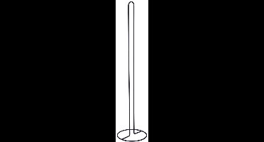 Toiletpapierstandaard Metaal Zwart 60 cm - Toiletpapierhouder - Toiletrolhouder