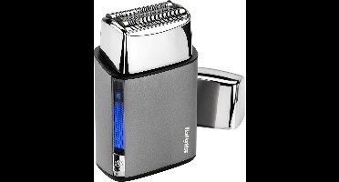 BaByliss Scheerapparaat voor Mannen - Super-X Metal Series Foil Shaver FS996DE - 100% Waterdicht IPX7 - Dubbele Titanium Folie - Snel opladen - 120 minuten gebruik - Nat en droog gebruik - Chrome Edition