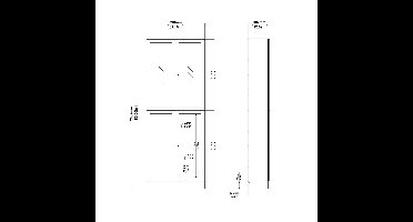 Giga Living Boekenkast Basic - Naturel - 79x203cm