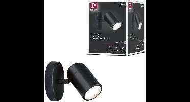 Spotlight Zyli IP44 GU10 230V max. 10W dimbaar Zwart mat