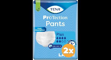 2x Tena Protection Pants Plus L (30 stuks)