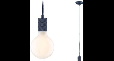 Neordic Hanglamp Tilla E27 max. 60W Nachtblauw dimbaar Metaal