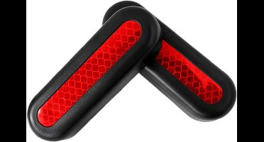Segway-Ninebot, Reflectoren met schroefdeksels voor Ninebot G30 Max, Zwart