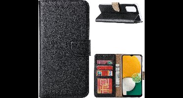 Hoesje Geschikt Voor Samsung Galaxy A13 (4G) Hoesje Zwart – Hoesje Geschikt Voor Samsung Galaxy A13 (4G) hoesje – Hoesje Geschikt Voor Samsung Galaxy A13 (4G) case – A13 (4G) Bookcase - Ntech