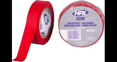 PVC isolatietape - rood 15mm x 10m